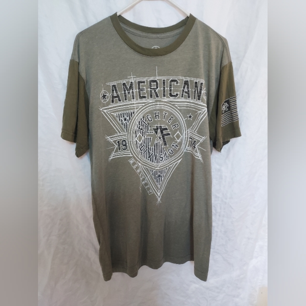 American Fighter T Shirt large